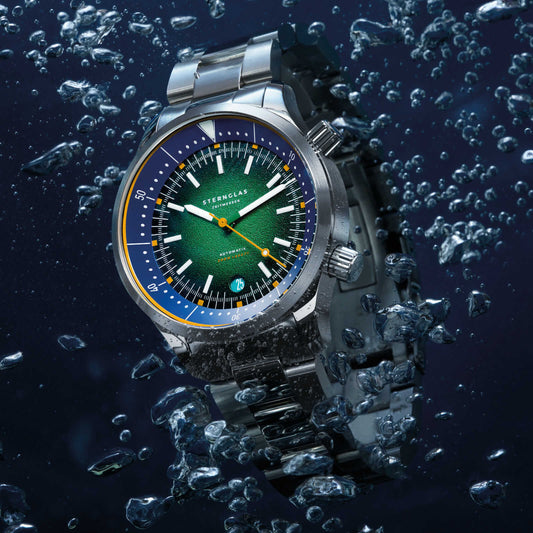 popup|Seiko NH35 Automatik Uhrwerk|Im Inneren der Merion tickt das NH35 von Seiko mit Sekundenstopp und größerem Datum als bisherige Sternglas Automatik Modelle.